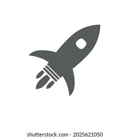fired rocket icon.vector logo design.Vector design Eps 10.
