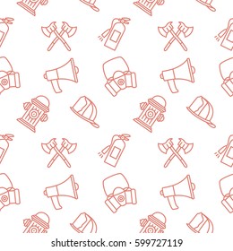 Firefight Seamless pattern vector background