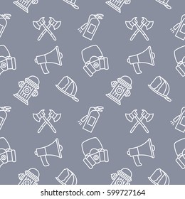 Firefight Seamless pattern vector background