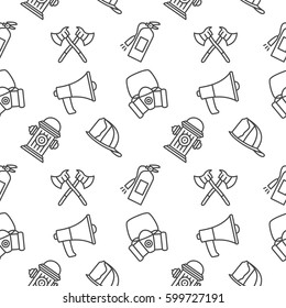 Firefight Seamless pattern vector background