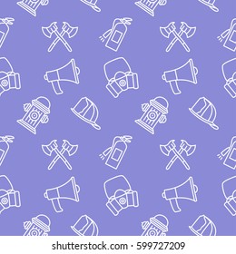 Firefight Seamless pattern vector background