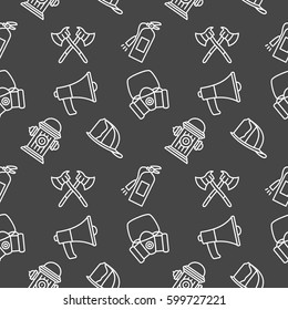 Firefight Seamless pattern vector background