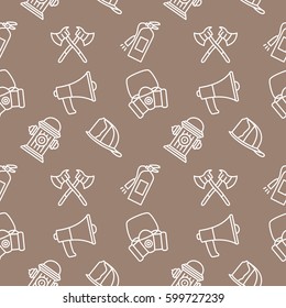 Firefight Seamless pattern vector background