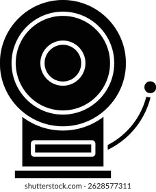 Firefighter Bell vector icon. Can be used for printing, mobile and web applications.