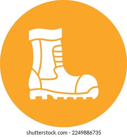 Icono vector Boots de bomberos. Se puede usar para imprimir, móviles y aplicaciones web.