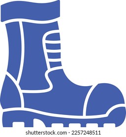 Icono vector Boots de bomberos. Se puede usar para imprimir, móviles y aplicaciones web.
