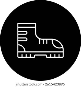 Firefighter Boots vector icon. Can be used for printing, mobile and web applications.
