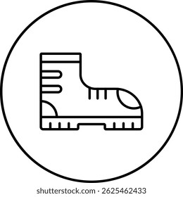 Firefighter Boots vector icon. Can be used for printing, mobile and web applications.