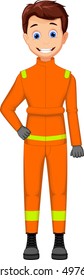 firefighter cartoon for you design
