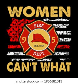 Firefighter Design ready Editable Vector file for t-shirt, poster, mug, phone case, tote bag etc.