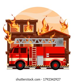 Firefighter extinguish the fire in the city with fire fighting vehicles | Fire Truck | Rescue Team