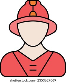 firefighter fireman fire conflagration emergency Outline