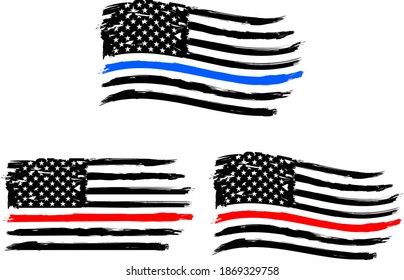 Distressed American Flag Transparent Background Stock Vector (Royalty ...