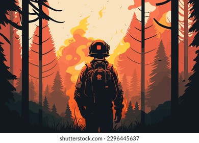 Free Forest Fire - Vector Art