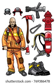 firefighter gear set