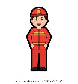 firefighter happy icon image 