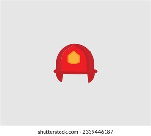 Firefighter helmet design and vector eps file.