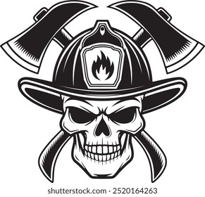 Firefighter helmet silhouette vector file