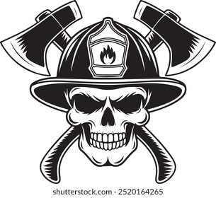 Firefighter helmet silhouette vector file