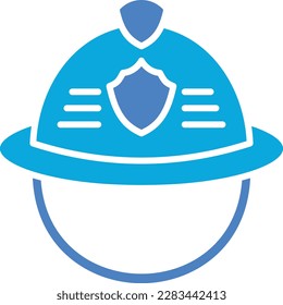 Firefighter Helmet vector icon. Can be used for printing, mobile and web applications.