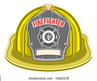 Firefighter Helmet Yellow