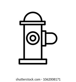 firefighter hydrant icon vector