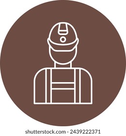 Firefighter Icon Design For Personal And Commercial Use.