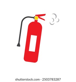 Plantilla de diseño plano de icono de bombero