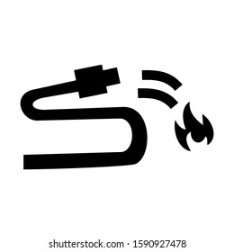 firefighter icon isolated sign symbol vector illustration - high quality black style vector icons
