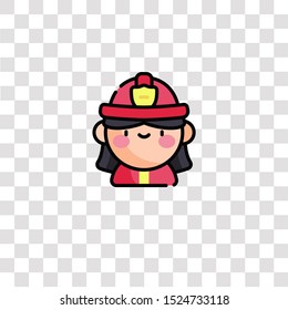 firefighter icon sign and symbol. firefighter color icon for website design and mobile app development. Simple Element from firefighter collection for mobile concept and web apps icon.