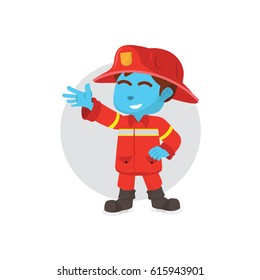 firefighter illustration