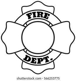 Firefighter Insignia Illustration