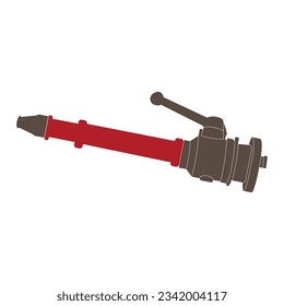 firefighter jet nozzle icon vector illustration symbol design