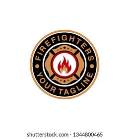 firefighter logo design