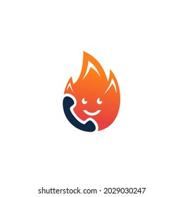 firefighter logo for your company's business icon