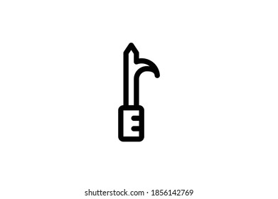 Firefighter Outline Icon - Tools