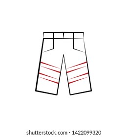 Firefighter, pants two color icon