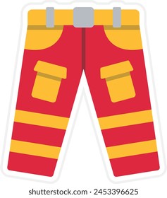 Icono de Vector de bombero. Se puede utilizar para la impresión, aplicaciones móviles y de Web.