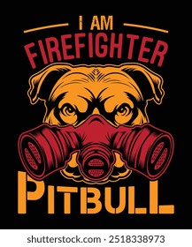 
Ich bin Feuerwehrmann Pitbull Hund T-Shirt desitgn.