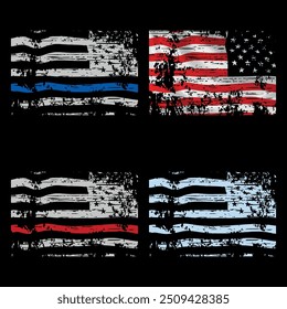 Firefighter, police, military, nurse, Ems, correction, dispatch. first responders Shirt, Flag, Police, Firefighter Military Dispatch Nurse Corrections Ems American t-shirt, for banner, poster red.	
