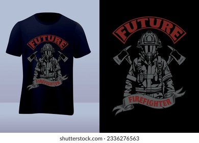 Firefighter premium graphic  t-shirt design