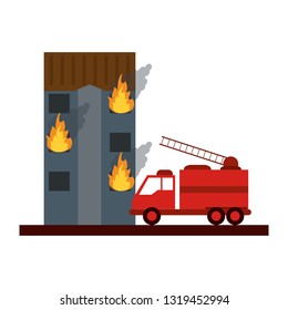 Firefighter rescue emergency