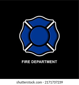 Firefighter Rescue Isolated Vector Illustration