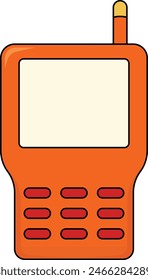 Firefighter Safety Equipment Elements in Cartoon Design Style. Isolated Vector Illustration.