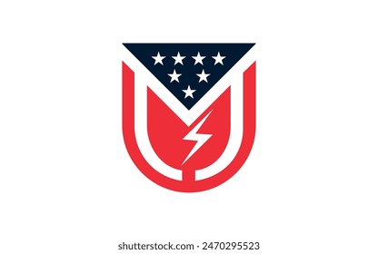 firefighter shield illustration logo Pro Vector