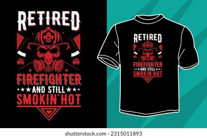 firefighter t shirt design for fireman