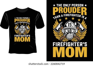 FireFighter T Shirt Design Template