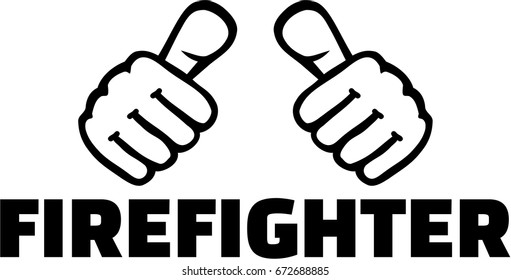Firefighter with thumbs