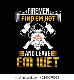 Feuerwehrtypografie und T-Shirt-Design