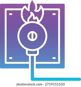 Ícone Vetor do Firefighter pode ser usado para web móvel e desenvolvimento de aplicativos